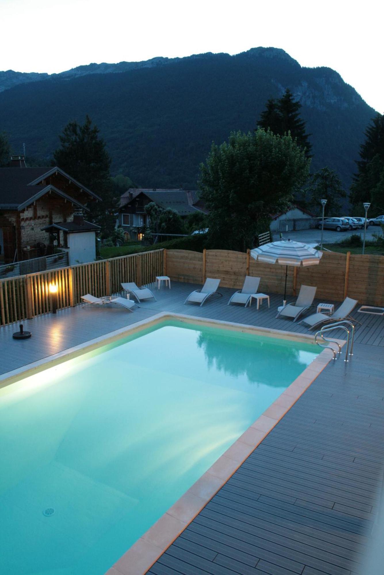 Logis Hotel & Spa Beau-Site Saint-Jean-de-Sixt Exterior foto
